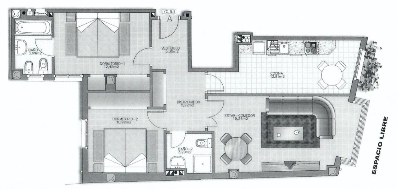 Apartamento de La Casona de Riomera Oviedo Bagian luar foto
